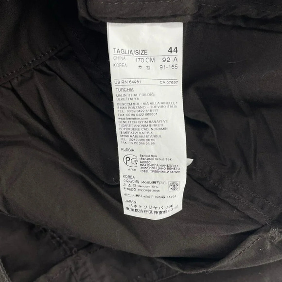 United Colors of Benetton Blazer Women's Sz 44 Brown Single Breasted Notch Lapel - Picture 11 of 12